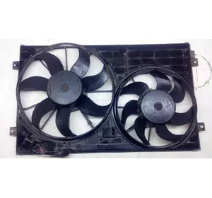 Дифузор вентилятор охлаждения Шкода Октавия А5, Skoda Octavia A5 1.9d 2004-2013 1K0121207T