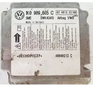 Прошивка блока SRS \ Airbag \ подушек безопасности, сброс \ чистка \ удаление Crash Data Volkswagen 1K0909605C Прошивка блока SRS \ Airbag \ подушек безопасности, сброс \ чистка \ удаление Crash Data Volkswagen 1K0909605C